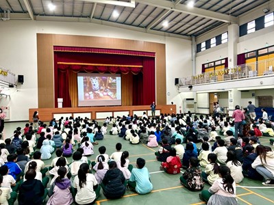 今年的校園巡迴宣導在進德國小揭開序幕
