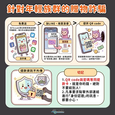 免費贈物詐騙