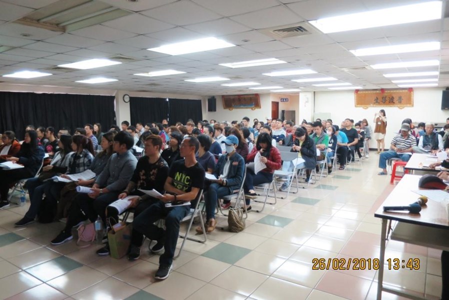 第一場特定寵物業說明講習會-與會人士仔細聆聽法規重要規範